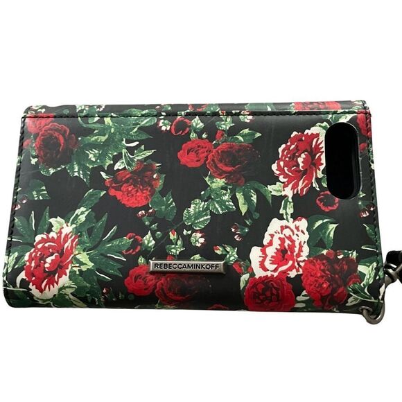 Rebecca Minkoff floral wristlet wallet case for iphone 7 plus/iphone 8 plus New - Picture 4 of 6